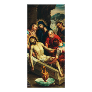 The Entombment of Christ Juan Rodríguez Juarez Rack Card