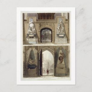 The Entrance into the Choir and the West Entrance, Postcard