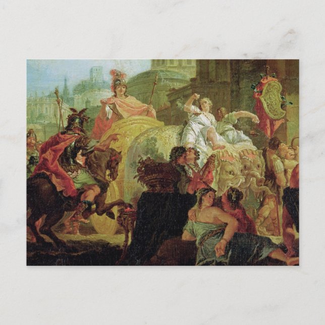 The Entrance of Alexander the Great Postcard (Front)
