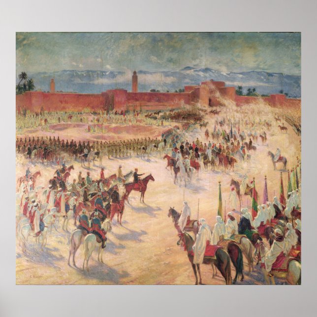 The Entrance of General Lyautey & General Mangin Poster (Front)