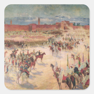 The Entrance of General Lyautey & General Mangin Square Sticker