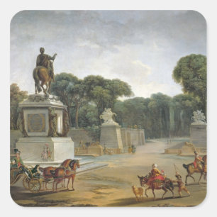 The Entrance to the Tuileries from the Place Square Sticker