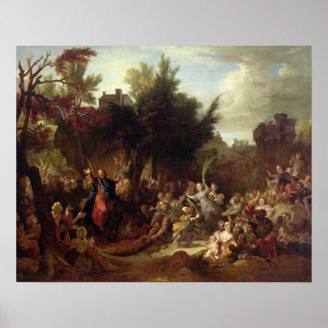 The Entry of Christ into Jerusalem, c.1720 Poster (Front)