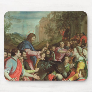 The Entry of Christ into Jerusalem Mouse Pad