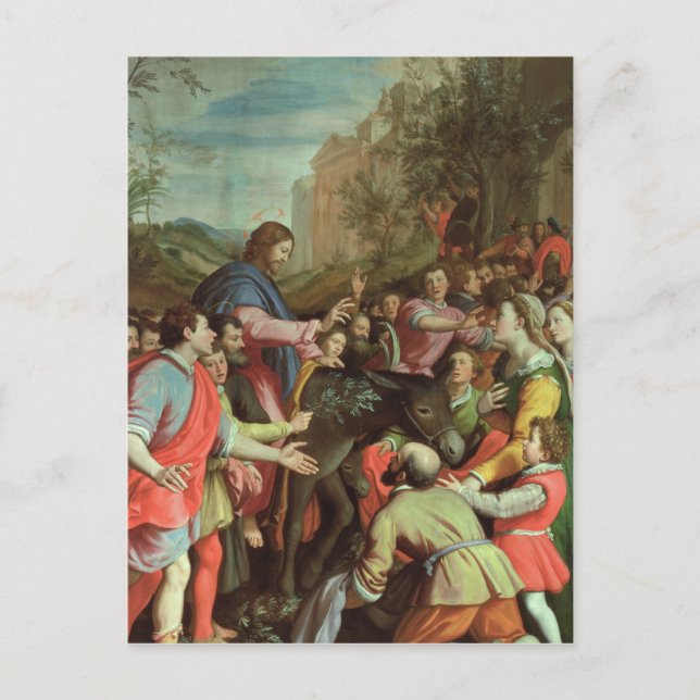 The Entry of Christ into Jerusalem Postcard (Front)