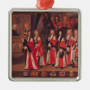 The Entry of Louis of France Metal Ornament