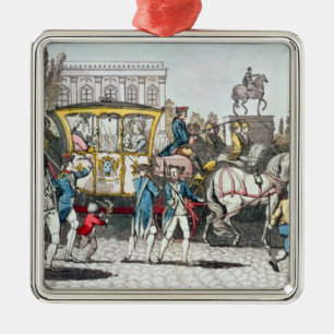 The Entry of Louis XVI into Paris Metal Ornament