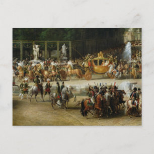 The Entry of Napoleon and Marie-Louise Postcard