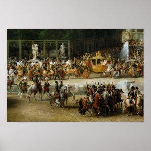 The Entry of Napoleon and Marie-Louise Poster