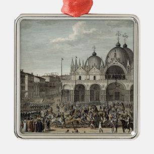 The entry of the French into Venice and the theft Metal Ornament