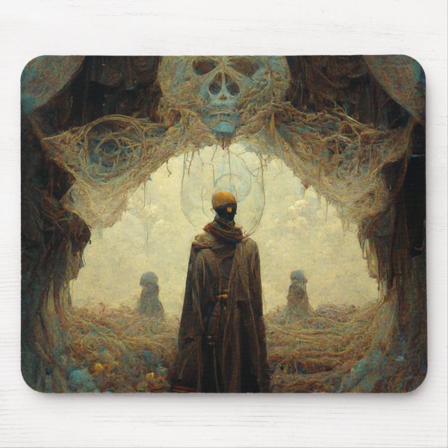The Entryway Dark Fantasy Sci-Fi Mouse Pad (Front)