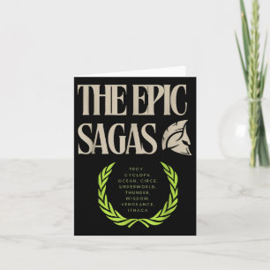 The Epic Sagas Odysseus Musical  Card