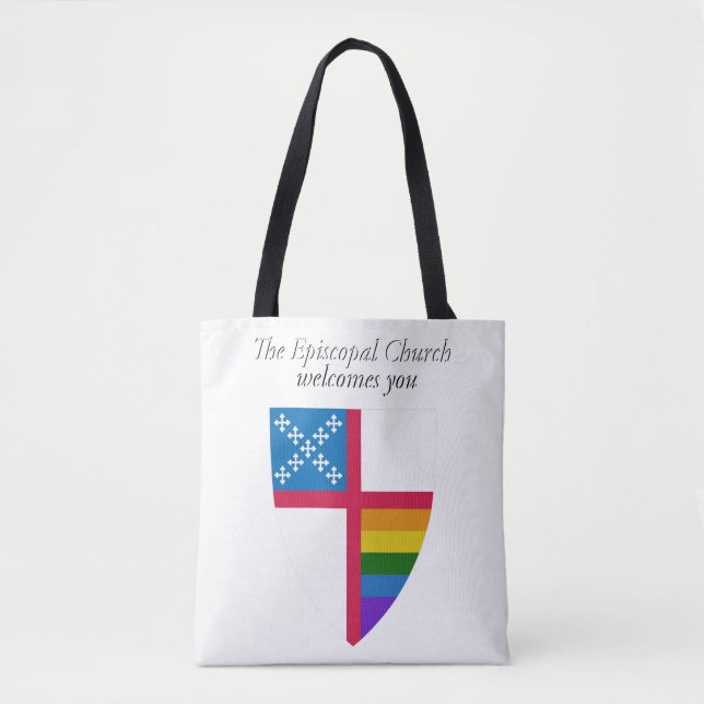 The Episcopal Church Welcomes You LGBT Tote Bag (Front)