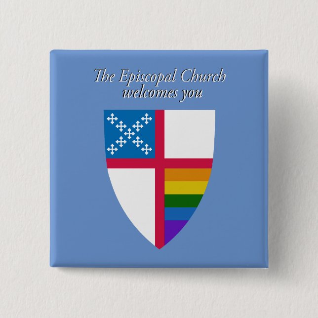 The Episcopal Church Welcomes You Pride LGBT Pin (Front)