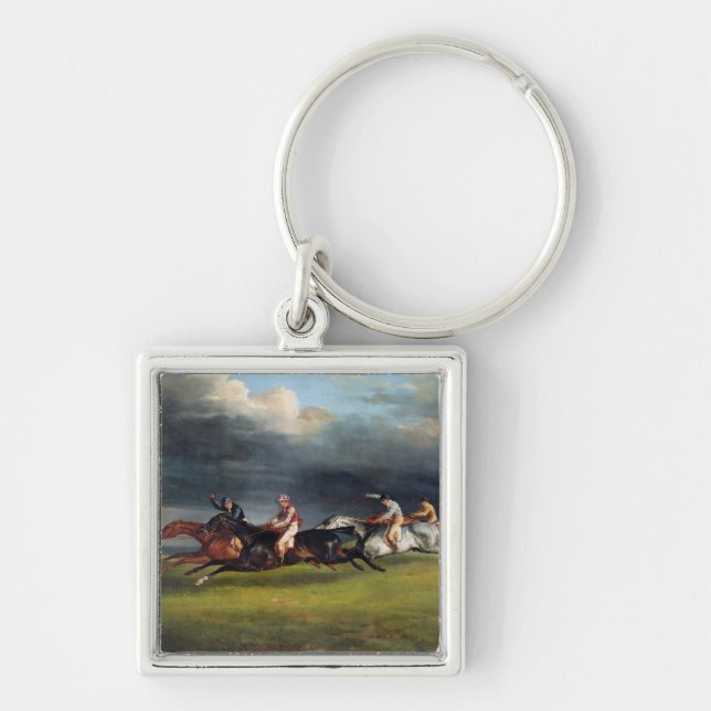 The Epsom Derby, 1821 Key Ring (Front)
