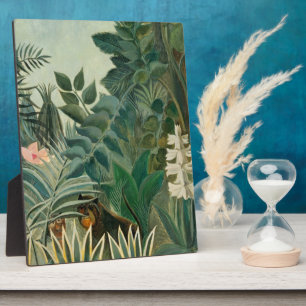 The Equatorial Jungle, 1909 (oil on canvas) Plaque