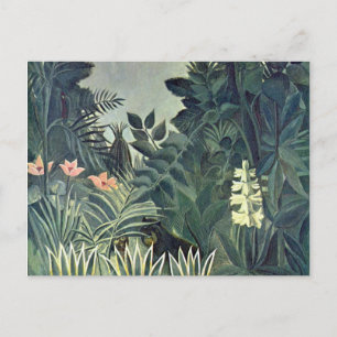 The Equatorial Jungle by Henri Rousseau Postcard