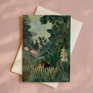 The Equatorial Jungle Henri Rousseau Card