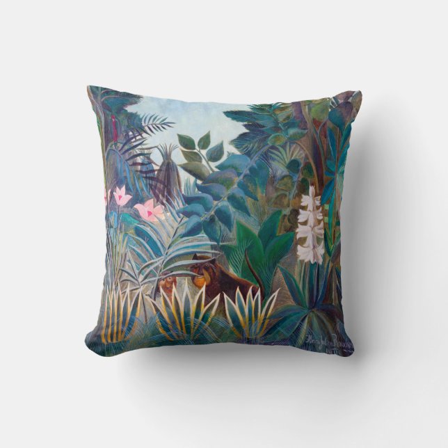 The Equatorial Jungle, Rousseau Cushion (Front)