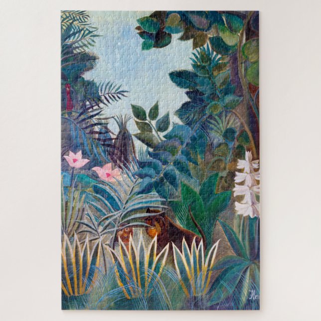 The Equatorial Jungle, Rousseau Jigsaw Puzzle (Vertical)