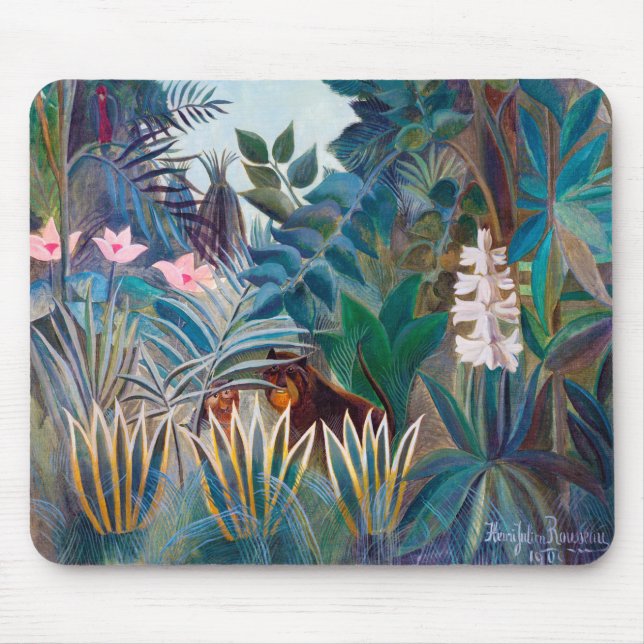 The Equatorial Jungle, Rousseau Mouse Pad (Front)