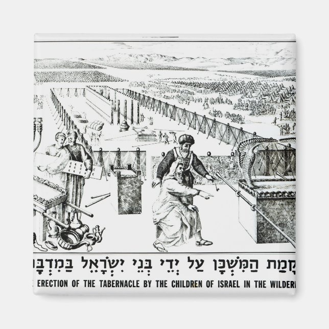The Erection of the Tabernacle Magnet (Front)