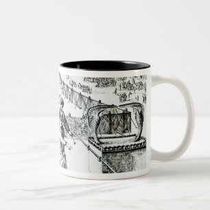 The Erection of the Tabernacle Two-Tone Coffee Mug
