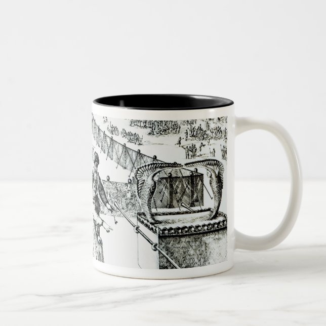 The Erection of the Tabernacle Two-Tone Coffee Mug (Right)