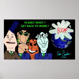 The Erica Crooks Show: Evil Business puppet poster