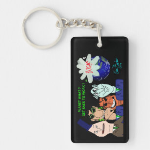 The Erica Crooks Show: Planet? Get back to work! Key Ring