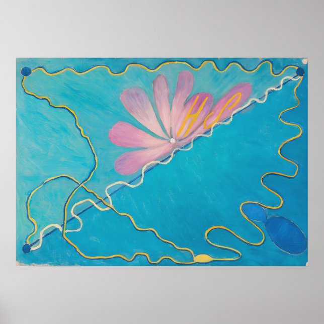 The Eros Series, Group II, no. 2 by Hilma af Klint Poster (Front)