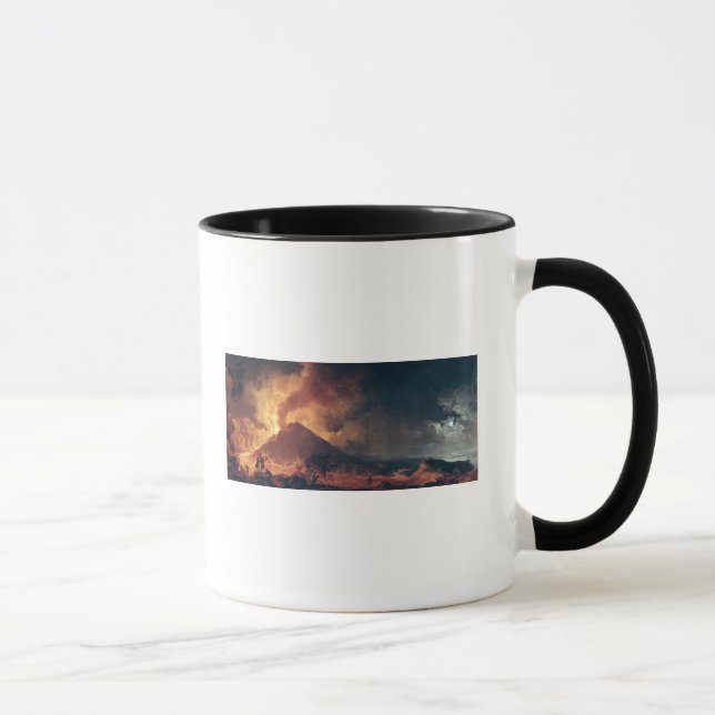 The Eruption of Mount Vesuvius in 1771 Mug (Right)