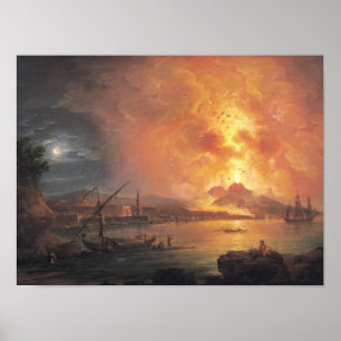 The Eruption of Vesuvius Poster