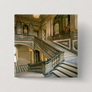 The Escalier de la Reine (Queen's Staircase) 1680 15 Cm Square Badge