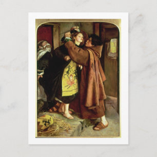The Escape of a Heretic, 1559, 1857 (oil on canvas Postcard