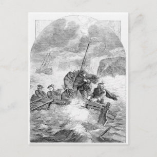 The Escape of the Young Pretender Postcard