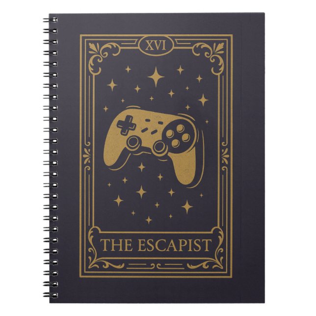 The Escaping – Gamer’s Notebook with Game Controll (Front)