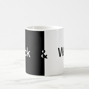 The Essence of "Black & White" Design Coffee Mug