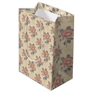The essence of blooming grace pattern medium gift bag