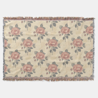 The essence of blooming grace pattern throw blanket