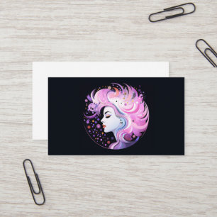 "The Essence of Elegance" Women's Beauty Business Card