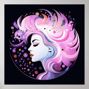 "The Essence of Elegance" Women's Beauty Poster