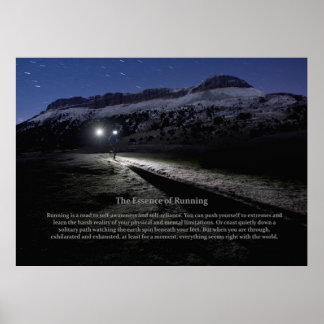 The Essence of Running Poster
