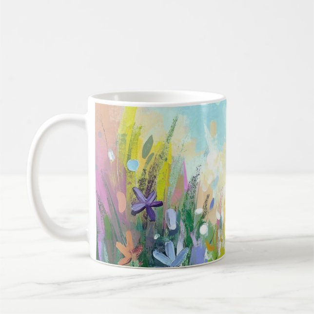 the essence of spring coffee mug (Left)