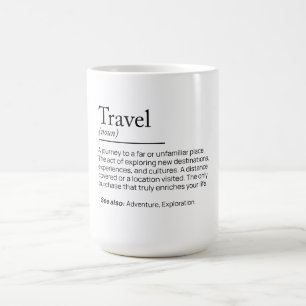 The Essence of Travel Coffee Mug