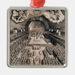 The Estates General at the Theatre Bourbon Metal Ornament