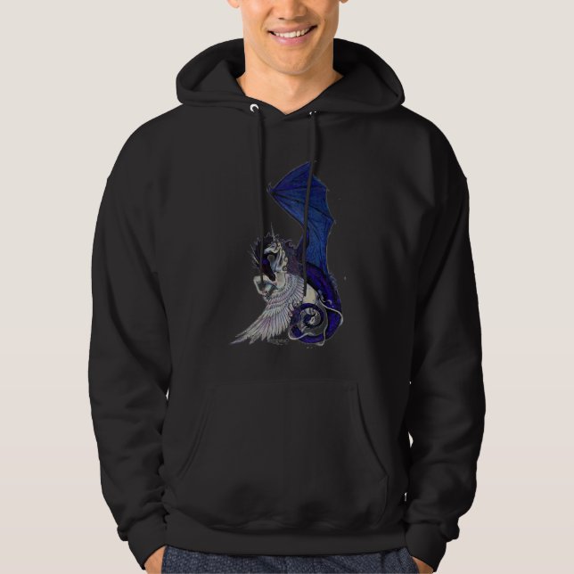 The Eternal Embrace Unicorn and Dragon Hoodie (Front)
