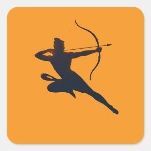 The Eternal Glow of Dussehra – Shree Ram Square Sticker
