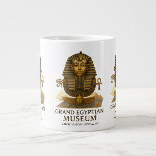 The Eternal Legacy – Grand Egyptian Museum Opening Large Coffee Mug