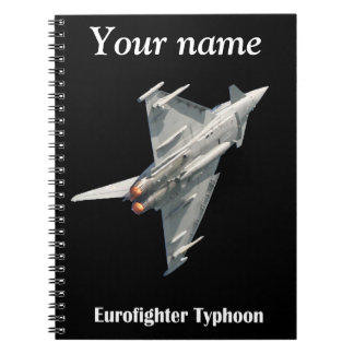 The Eurofighter Typhoon personalised Notebook